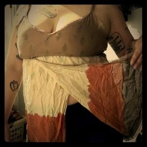 Cato Large flowy dip dyed hippie wrap top